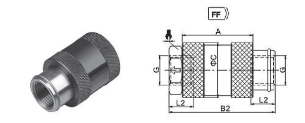 Hand sliding 3/2 valve QV S